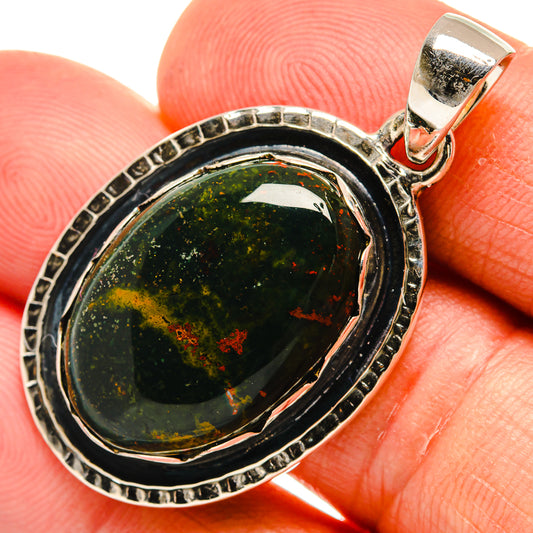 Bloodstone Pendants handcrafted by Ana Silver Co - PD25744