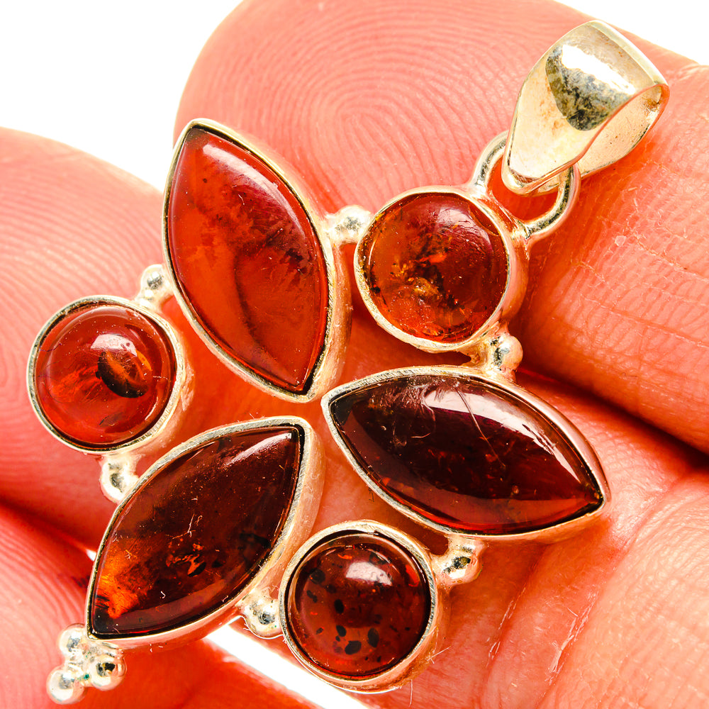 Baltic Amber Pendants handcrafted by Ana Silver Co - PD25761