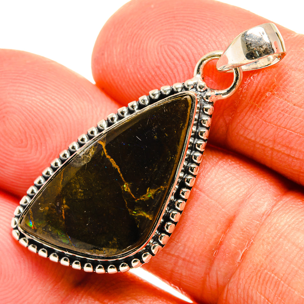 Ammolite Pendants handcrafted by Ana Silver Co - PD25766
