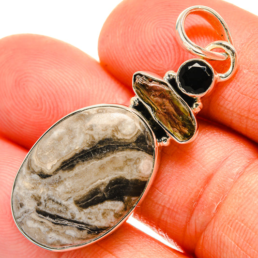 Pinolith Jasper Pendants handcrafted by Ana Silver Co - PD25767