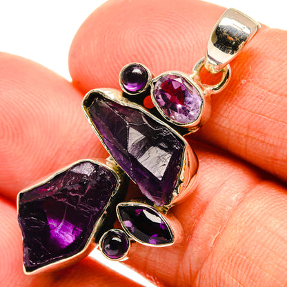 Amethyst Pendants handcrafted by Ana Silver Co - PD25774