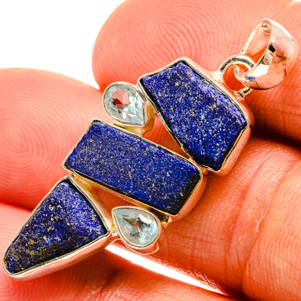 Lapis Lazuli Pendants handcrafted by Ana Silver Co - PD25775