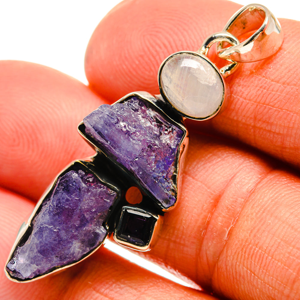 Tanzanite Pendants handcrafted by Ana Silver Co - PD25776
