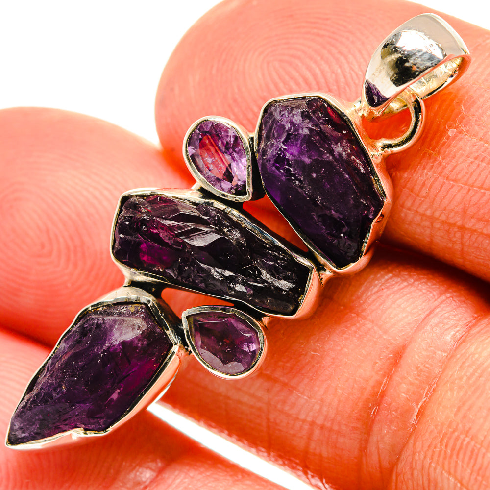 Amethyst Pendants handcrafted by Ana Silver Co - PD25777