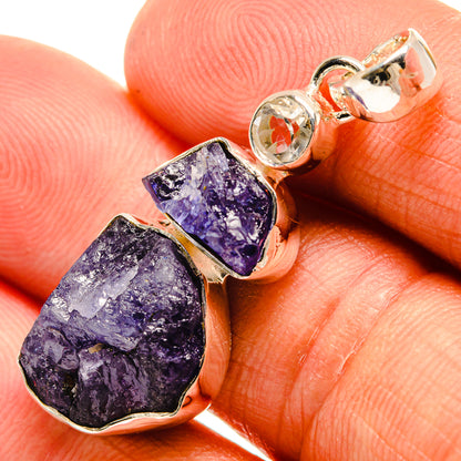 Tanzanite Pendants handcrafted by Ana Silver Co - PD25779