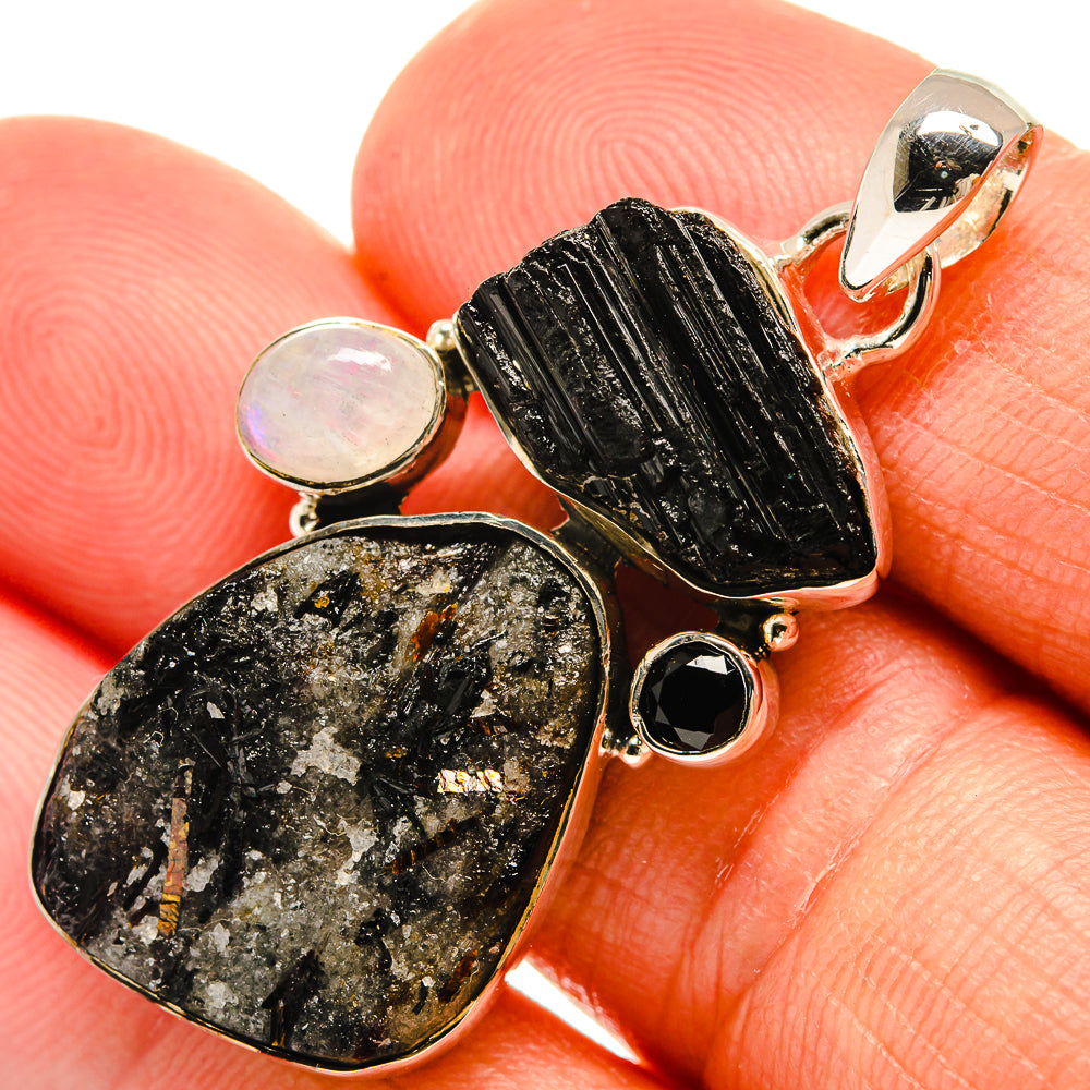 Astrophyllite Pendants handcrafted by Ana Silver Co - PD25783