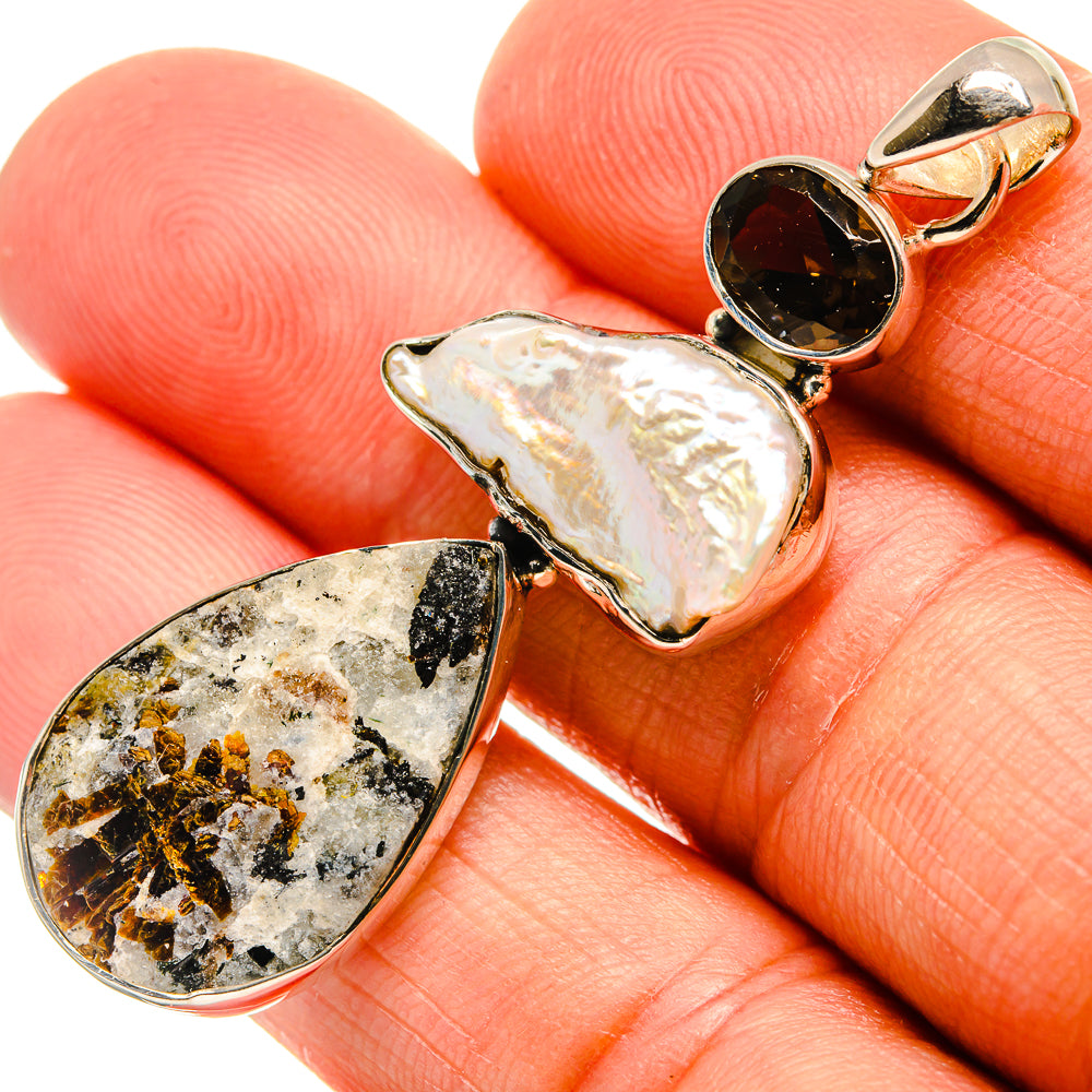 Astrophyllite Pendants handcrafted by Ana Silver Co - PD25786