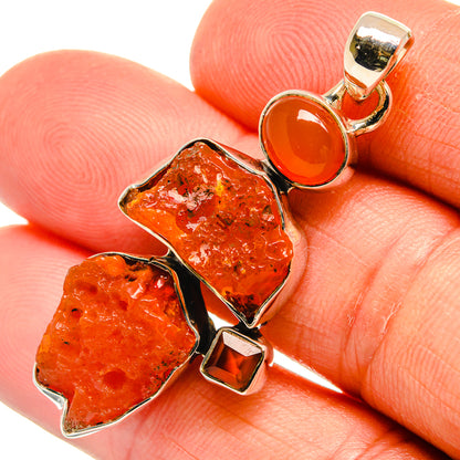 Carnelian Pendants handcrafted by Ana Silver Co - PD25789
