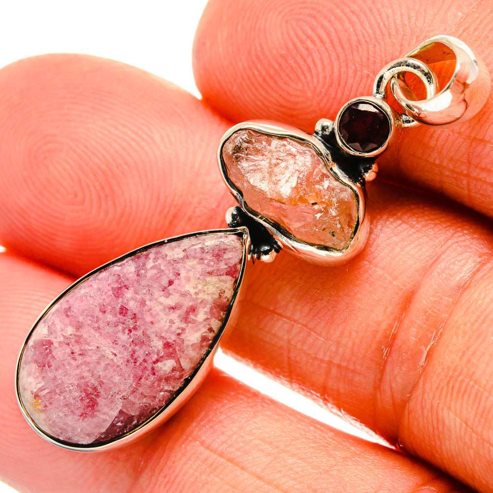 Rhodochrosite Pendants handcrafted by Ana Silver Co - PD25790