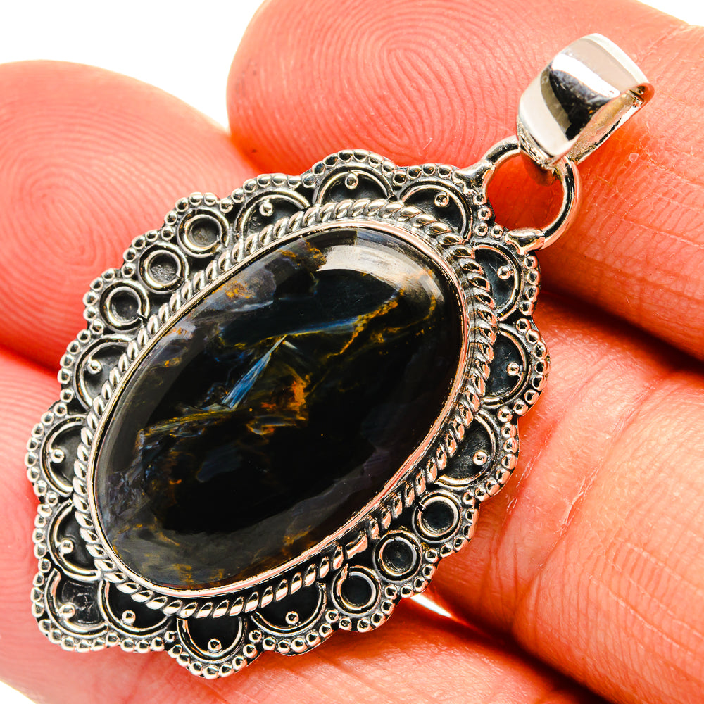 Pietersite Pendants handcrafted by Ana Silver Co - PD25799