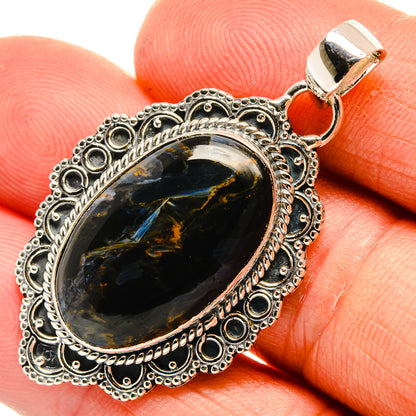Pietersite Pendants handcrafted by Ana Silver Co - PD25799