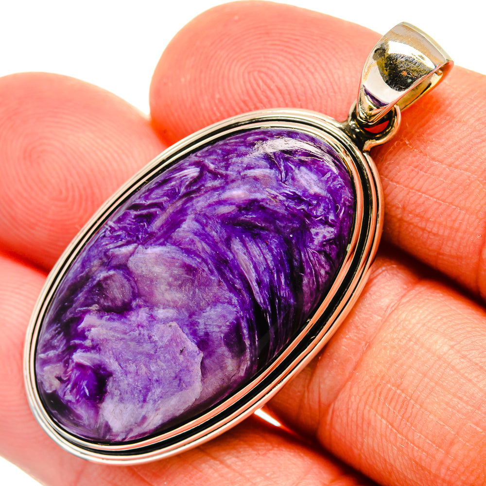 Charoite Pendants handcrafted by Ana Silver Co - PD25802