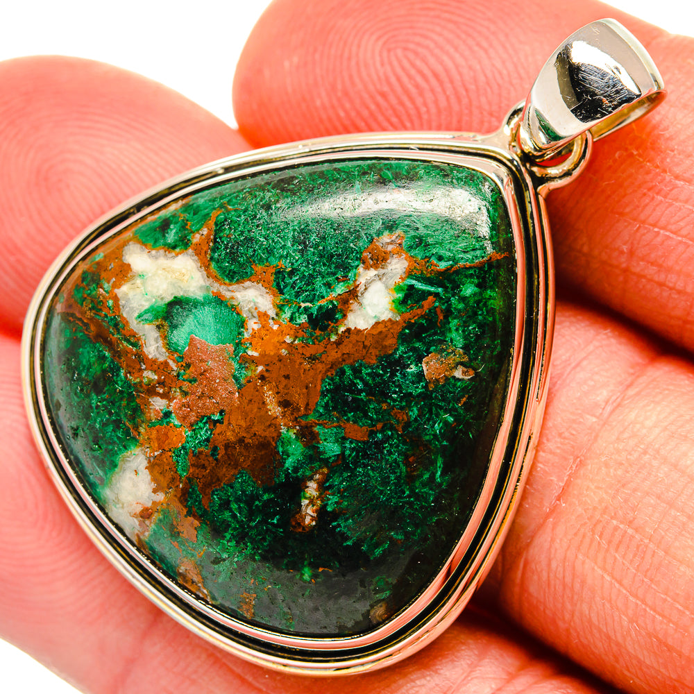 Chrysocolla Pendants handcrafted by Ana Silver Co - PD25804