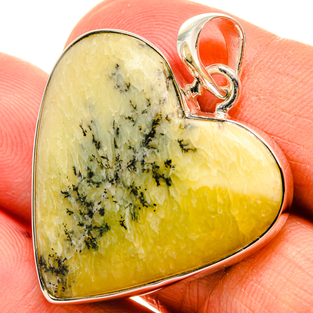 Dendritic Agate Pendants handcrafted by Ana Silver Co - PD25806