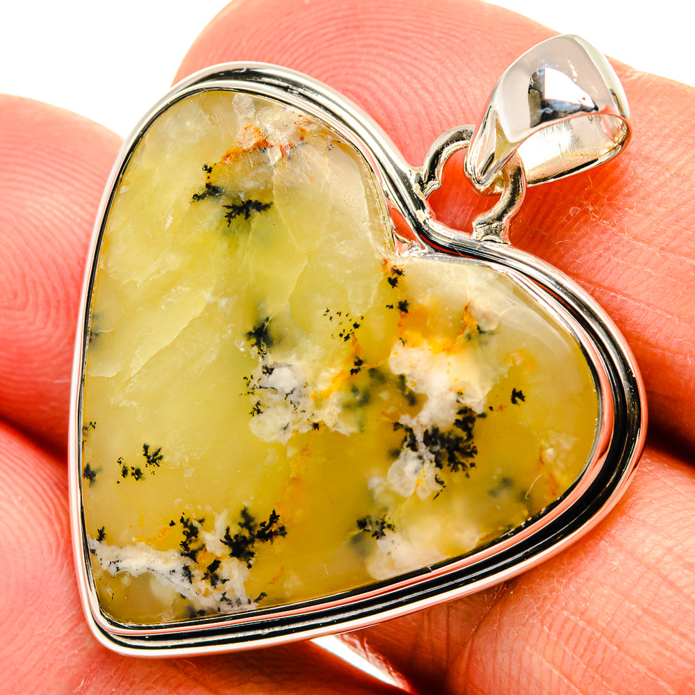 Dendritic Agate Pendants handcrafted by Ana Silver Co - PD25807