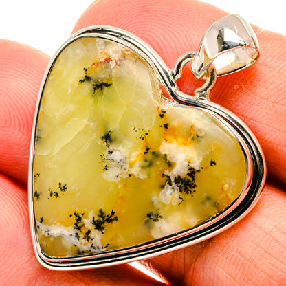 Dendritic Agate Pendants handcrafted by Ana Silver Co - PD25807