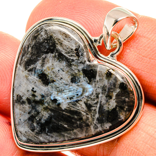 Gabbro Stone Pendants handcrafted by Ana Silver Co - PD25809