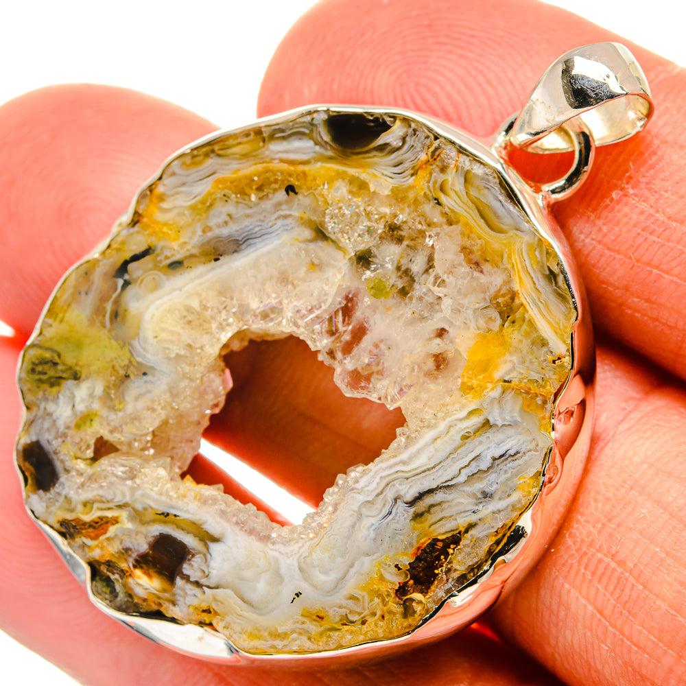 Occo Geode Pendants handcrafted by Ana Silver Co - PD25817