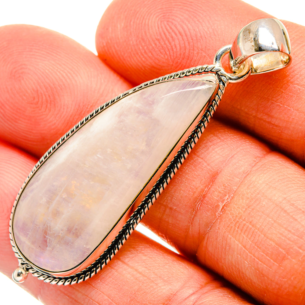 Rainbow Moonstone Pendants handcrafted by Ana Silver Co - PD25823