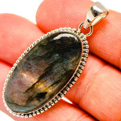 Labradorite Pendants handcrafted by Ana Silver Co - PD25830