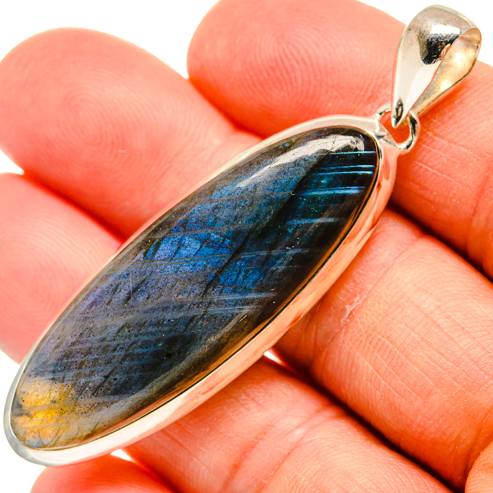 Labradorite Pendants handcrafted by Ana Silver Co - PD25833