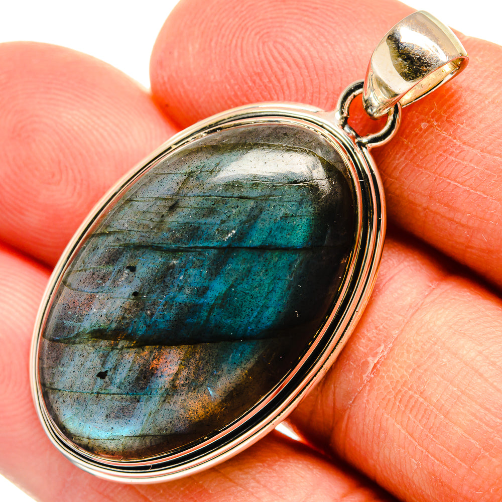 Labradorite Pendants handcrafted by Ana Silver Co - PD25834