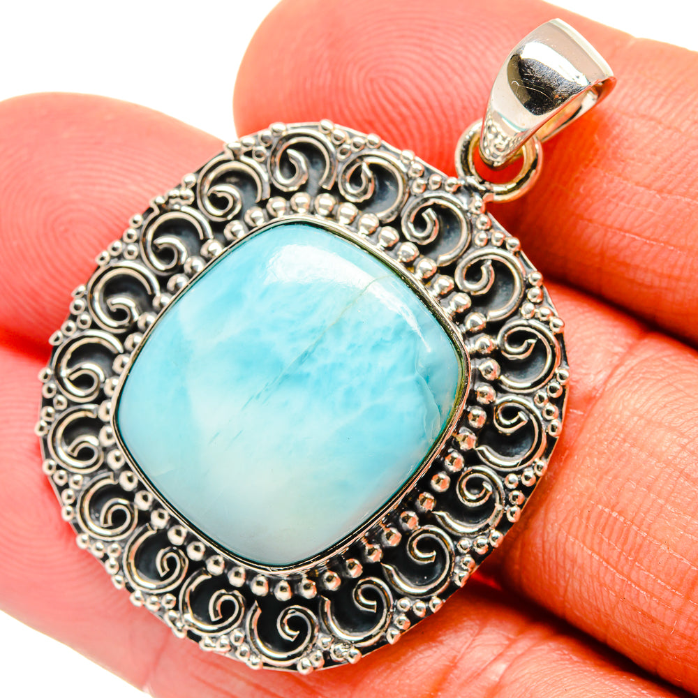 Larimar Pendants handcrafted by Ana Silver Co - PD25841