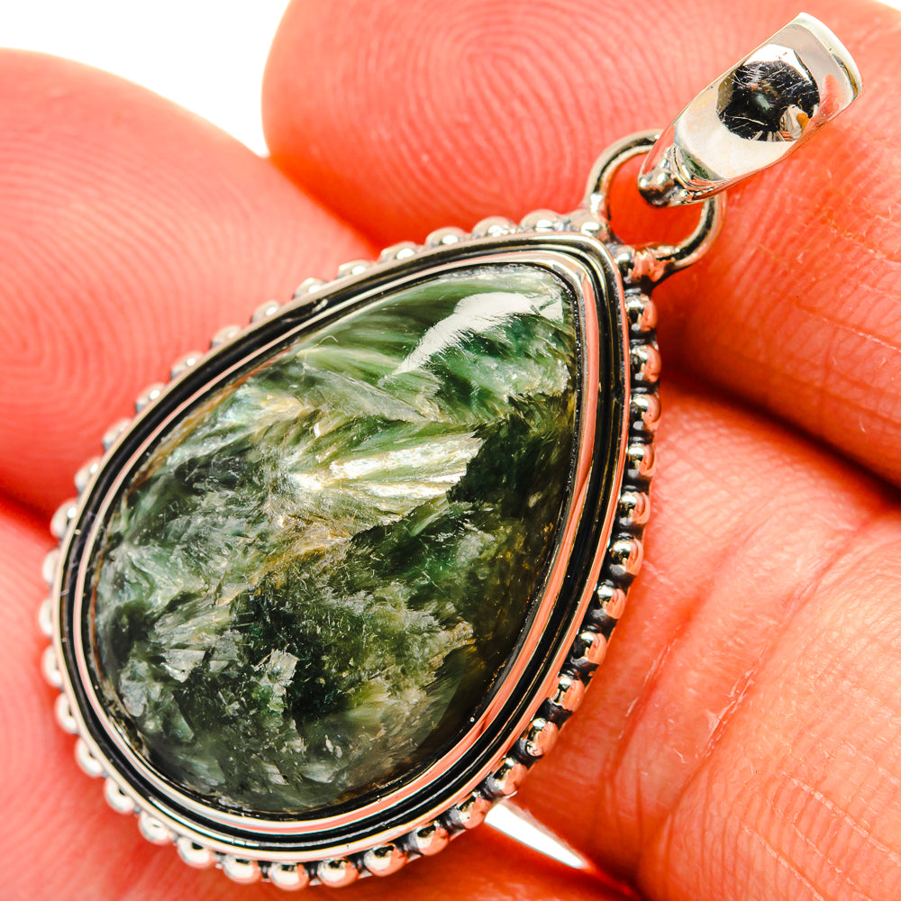 Seraphinite Pendants handcrafted by Ana Silver Co - PD25861