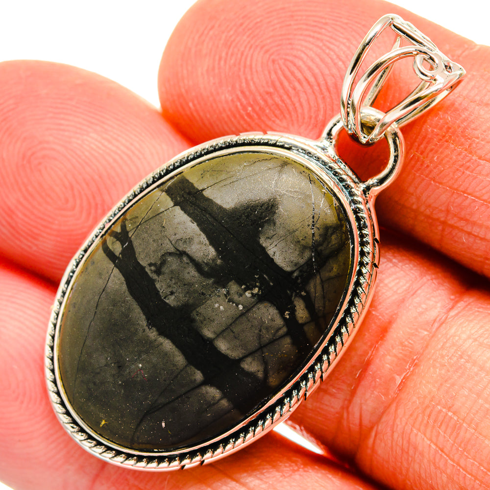 Picasso Jasper Pendants handcrafted by Ana Silver Co - PD25862