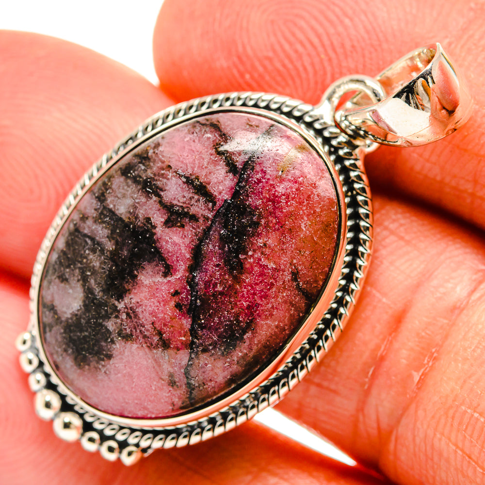 Rhodonite Pendants handcrafted by Ana Silver Co - PD25875