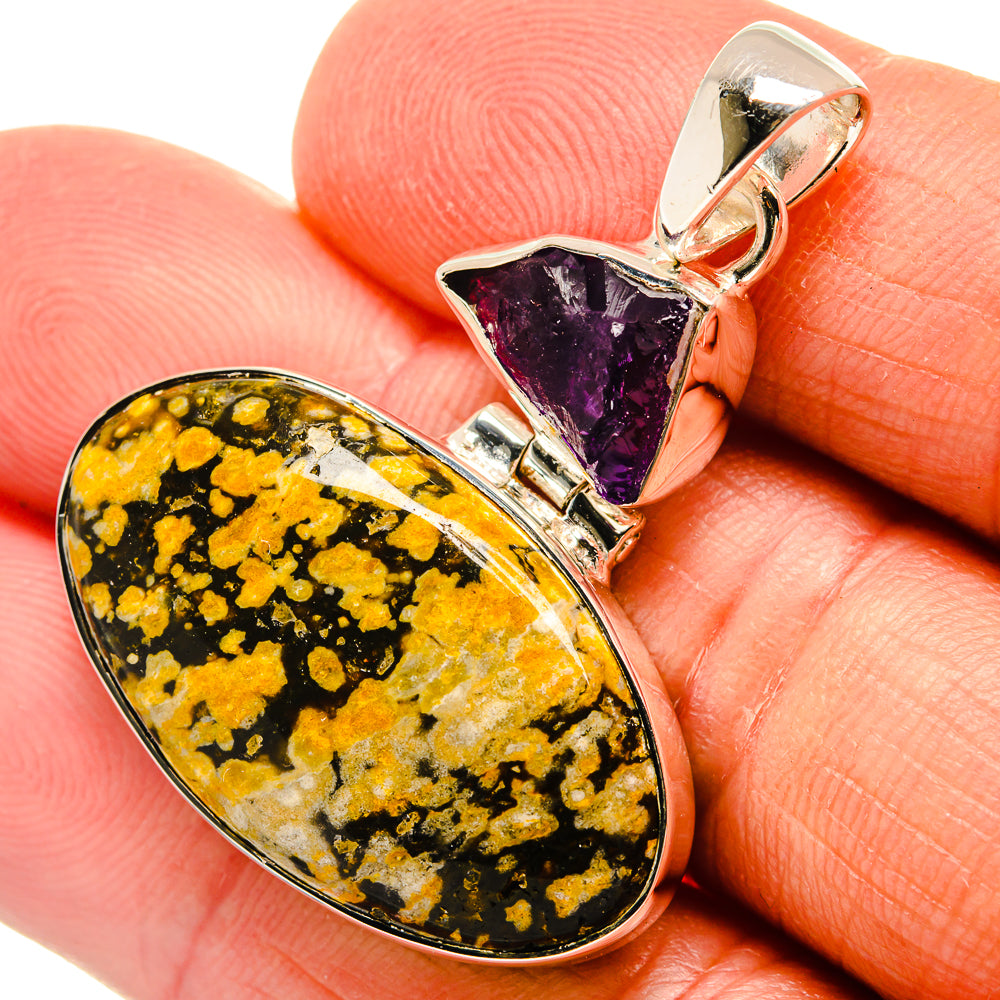 Ocean Jasper Pendants handcrafted by Ana Silver Co - PD25879