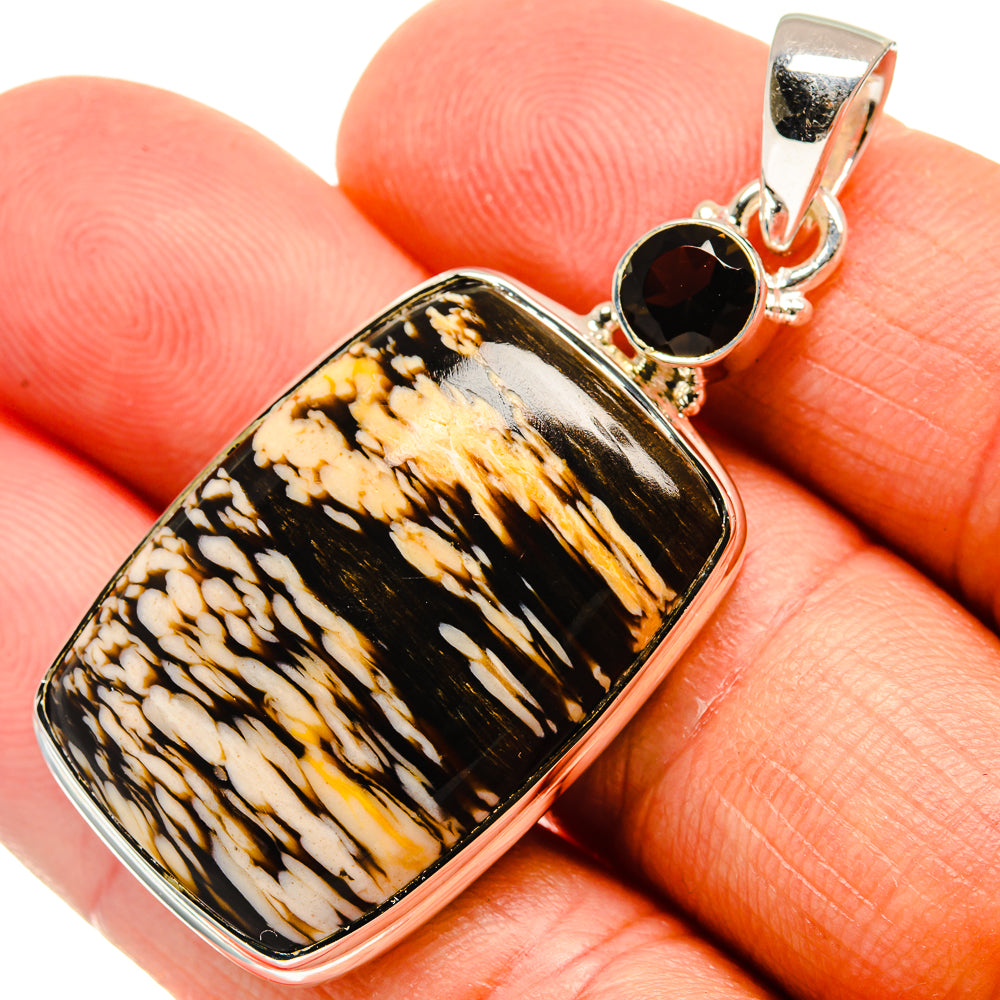 Peanut Wood Jasper Pendants handcrafted by Ana Silver Co - PD25880