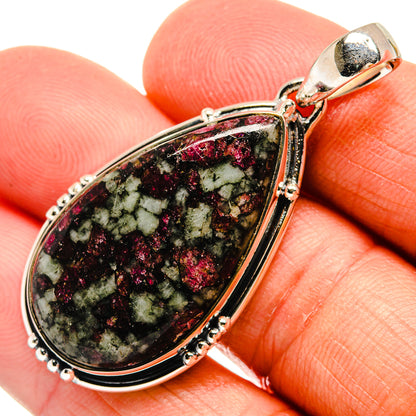 Russian Eudialyte Pendants handcrafted by Ana Silver Co - PD25881