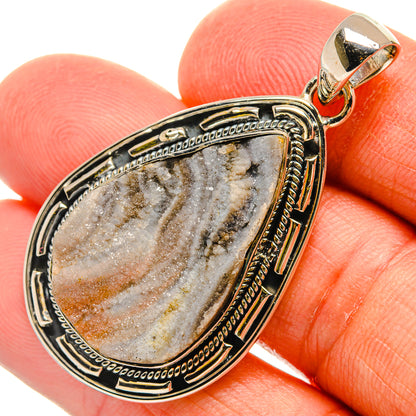 Desert Druzy Pendants handcrafted by Ana Silver Co - PD25884