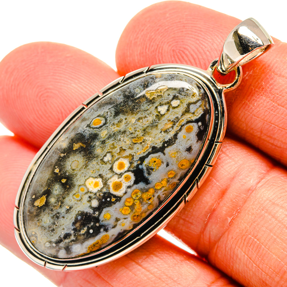 Ocean Jasper Pendants handcrafted by Ana Silver Co - PD25885