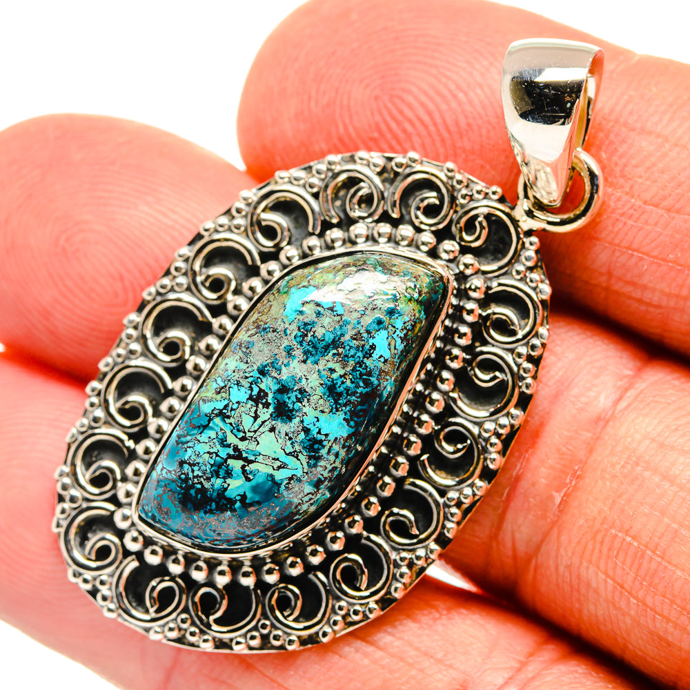 Shattuckite Pendants handcrafted by Ana Silver Co - PD25893