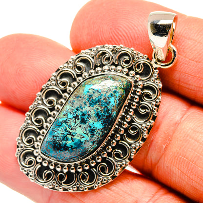 Shattuckite Pendants handcrafted by Ana Silver Co - PD25893