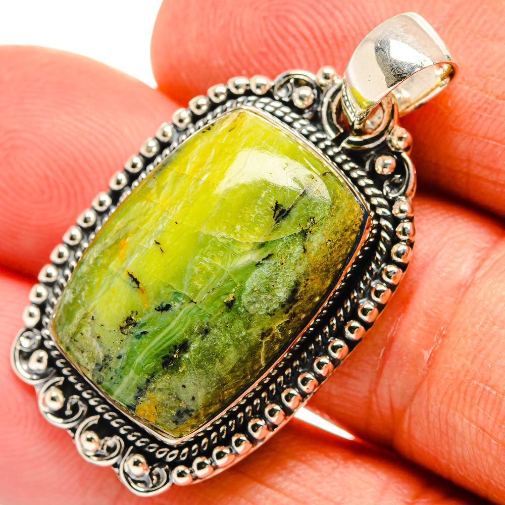 Rainforest Jasper Pendants handcrafted by Ana Silver Co - PD25894