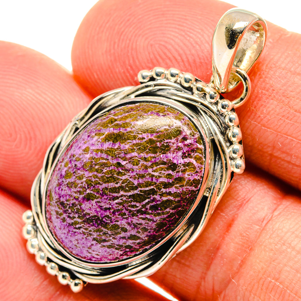 Stichtite Pendants handcrafted by Ana Silver Co - PD25899