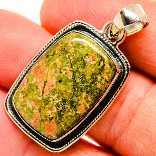 Unakite Pendants handcrafted by Ana Silver Co - PD25902