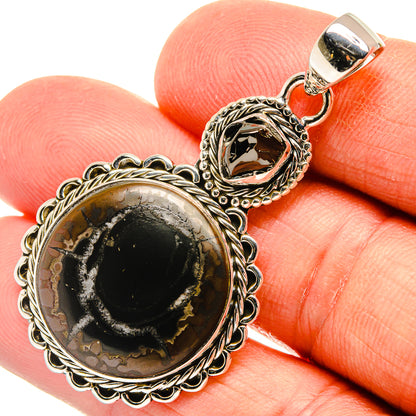 Septarian Geode Pendants handcrafted by Ana Silver Co - PD25907