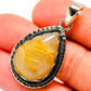 Rutilated Quartz Pendants handcrafted by Ana Silver Co - PD25915
