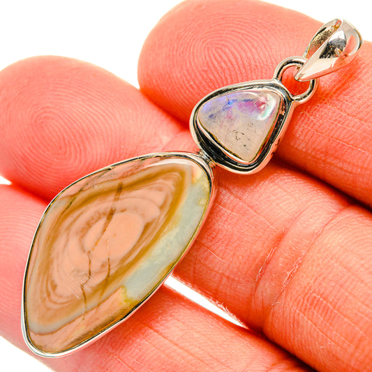 Polychrome Jasper Pendants handcrafted by Ana Silver Co - PD25927
