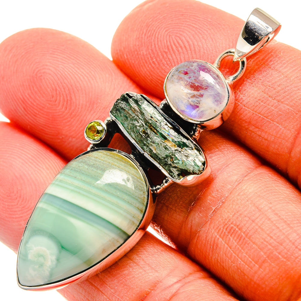 Ocean Jasper Pendants handcrafted by Ana Silver Co - PD25928