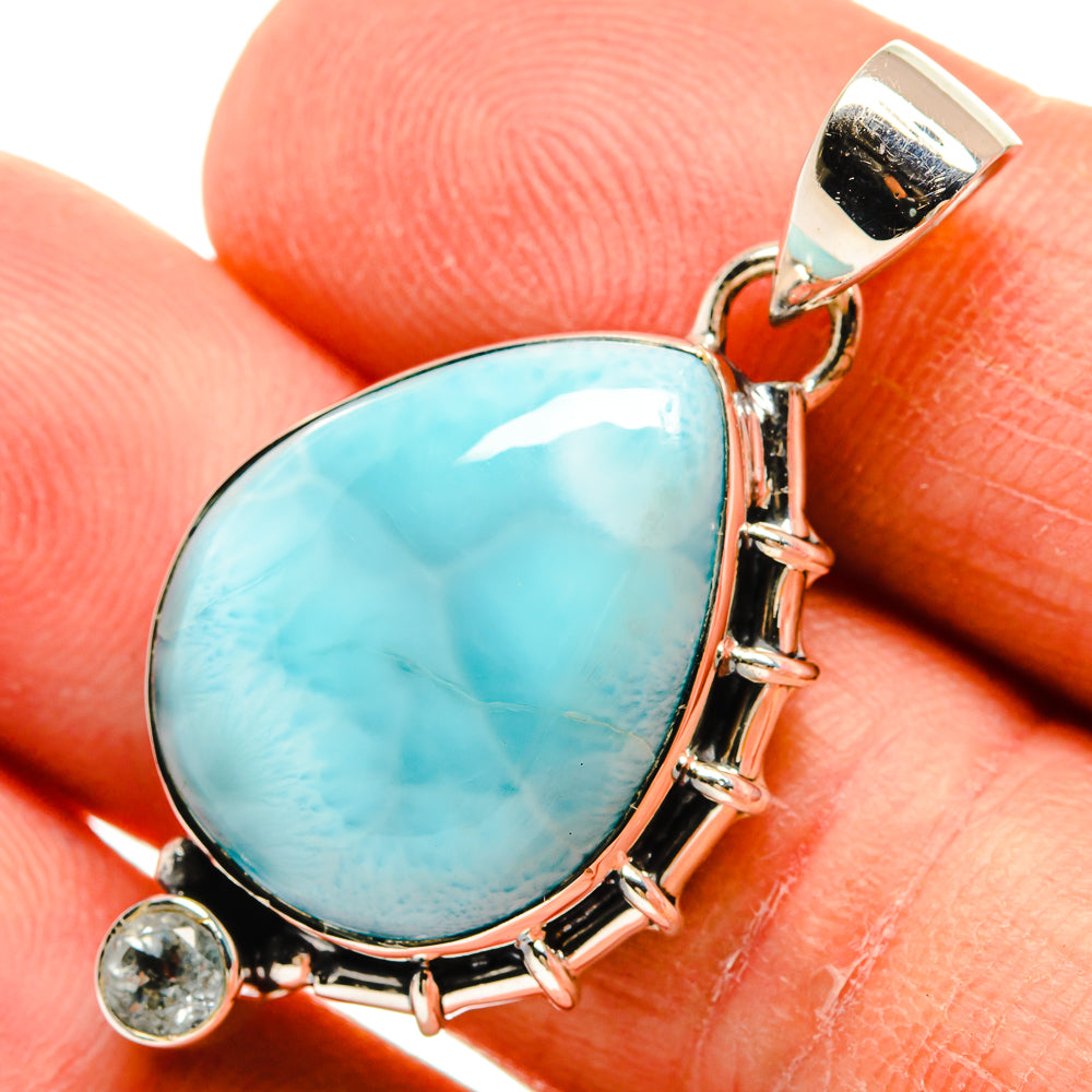 Larimar Pendants handcrafted by Ana Silver Co - PD25950