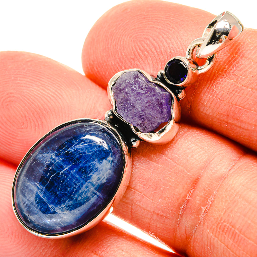 Kyanite Pendants handcrafted by Ana Silver Co - PD25951