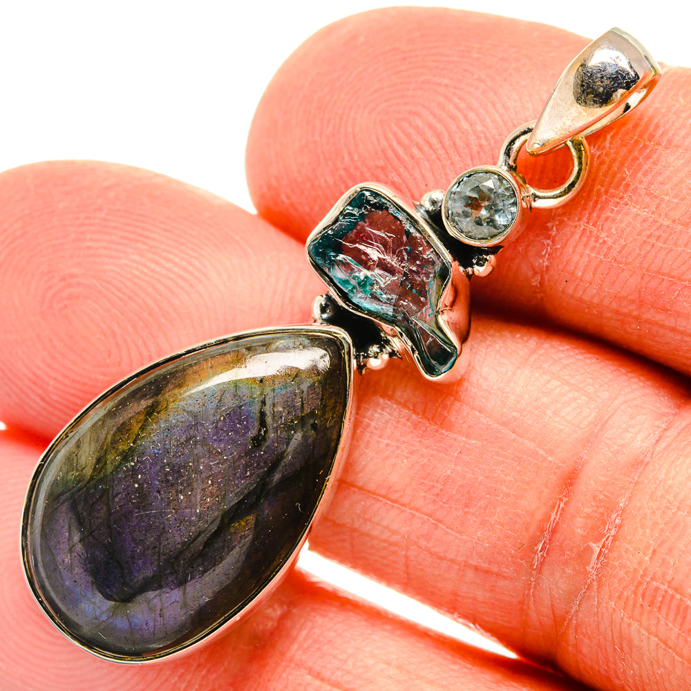 Labradorite Pendants handcrafted by Ana Silver Co - PD25953
