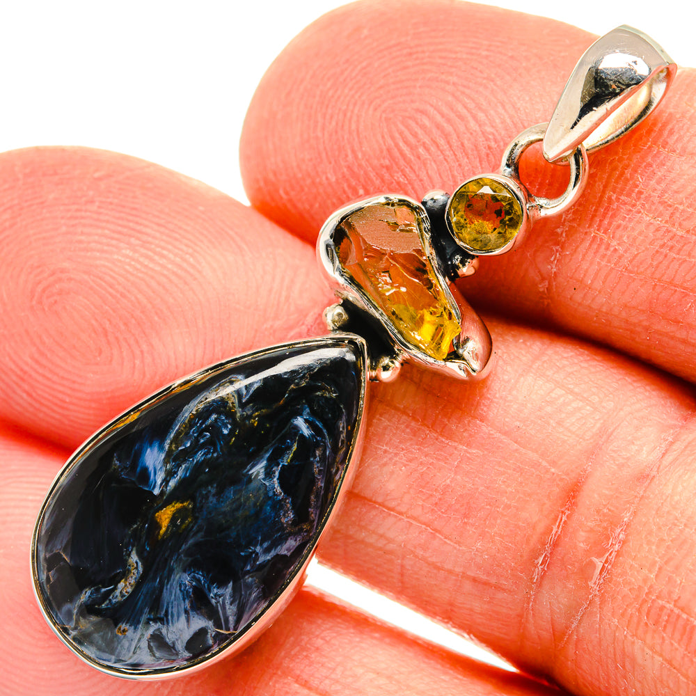 Pietersite Pendants handcrafted by Ana Silver Co - PD25960