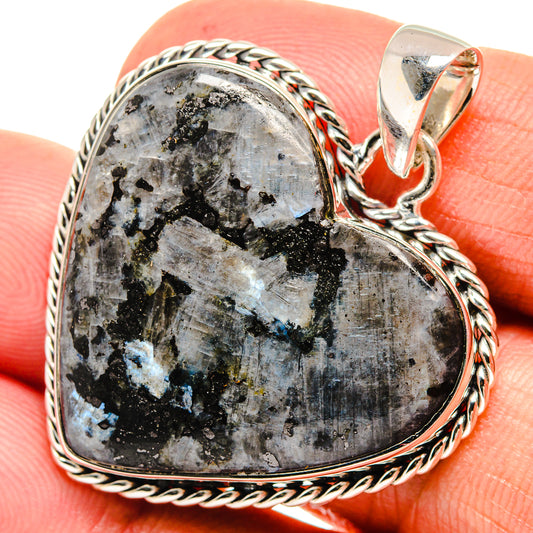Gabbro Stone Pendants handcrafted by Ana Silver Co - PD25970