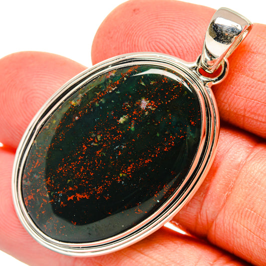 Bloodstone Pendants handcrafted by Ana Silver Co - PD25974